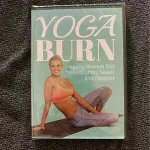 Yoga Burn 4 DVD Set Premium Package Workout Fitness Exercise New Sealed